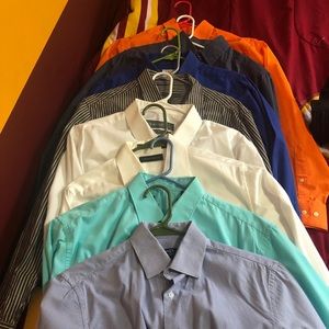 Striped Grey Men’s Button Down